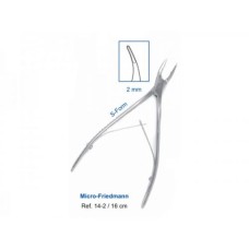 Кусачки костные Micro-Friedmann 16,0 см (рабочая часть 2 мм)