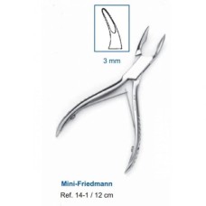 Кусачки костные Mini-Friedmann 12,0 см (рабочая часть 3 мм) 14-1