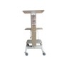 Стоматологическая мебель - Стойка мобильная А-015-полностью в белом цвете