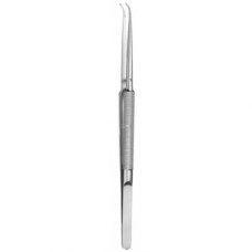 Пинцет микро хирургический изогнутый очень тонкий 782A/18 (18 см)