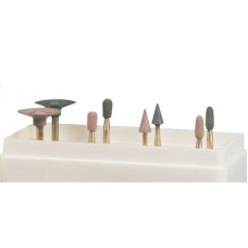 Головки с алмазным напылением для шлифовки пломб из композитного материала набор № 1 (8 шт.)