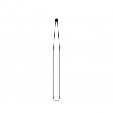 Diamond Bur FG - 1010 бор стоматологический алмазный MICRODONT для турбинного наконечника, форма круглая (сферическая)