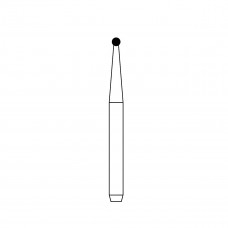 Diamond Bur FG - 1012EF бор стоматологический алмазный MICRODONT для турбинного наконечника, форма круглая (сферическая)