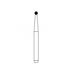 Diamond Bur FG - 1013F бор стоматологический алмазный MICRODONT для турбинного наконечника, форма круглая (сферическая)