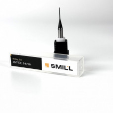 Фреза Smill для циркония, для станка JINY, Ø0,6 мм, хвостовик 4 мм, L45 мм