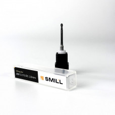 Фреза Smill для циркония, для станка JINY, Ø2 мм, хвостовик 3,175 мм, L45 мм