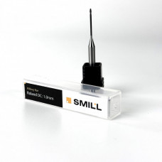 Фреза Smill для циркония, для станка Roland, Ø1 мм, хвостовик 4 мм, L50 мм
