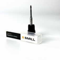 Фреза Smill для циркония, для станка Roland, Ø2 мм, хвостовик 4 мм, L50 мм