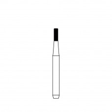 Diamond Bur FG - 1343 бор стоматологический алмазный MICRODONT для турбинного наконечника, форма цилиндрическая, резание боковое и концевое