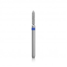 Diamond Bur FG - 2215 бор стоматологический алмазный MICRODONT для турбинного наконечника, форма торпеда цилиндрическая