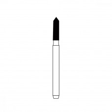 Diamond Bur FG - 2224 бор стоматологический алмазный MICRODONT для турбинного наконечника, форма торпеда конусная, остроконечная