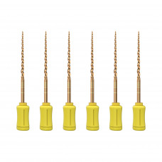 Ручной эндодонтический файл Romax SUP-TAPER files gold hand use (NiTi), F5, длина 25 мм, 6 шт.