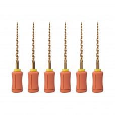 Ручной эндодонтический файл Romax SUP-TAPER files gold hand use (NiTi), SX, длина 19 мм, 6 шт.