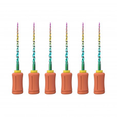Ручной эндодонтический файл Romax SUP-TAPER files aurora hand use (NiTi), SX, длина 19 мм, 6 шт.